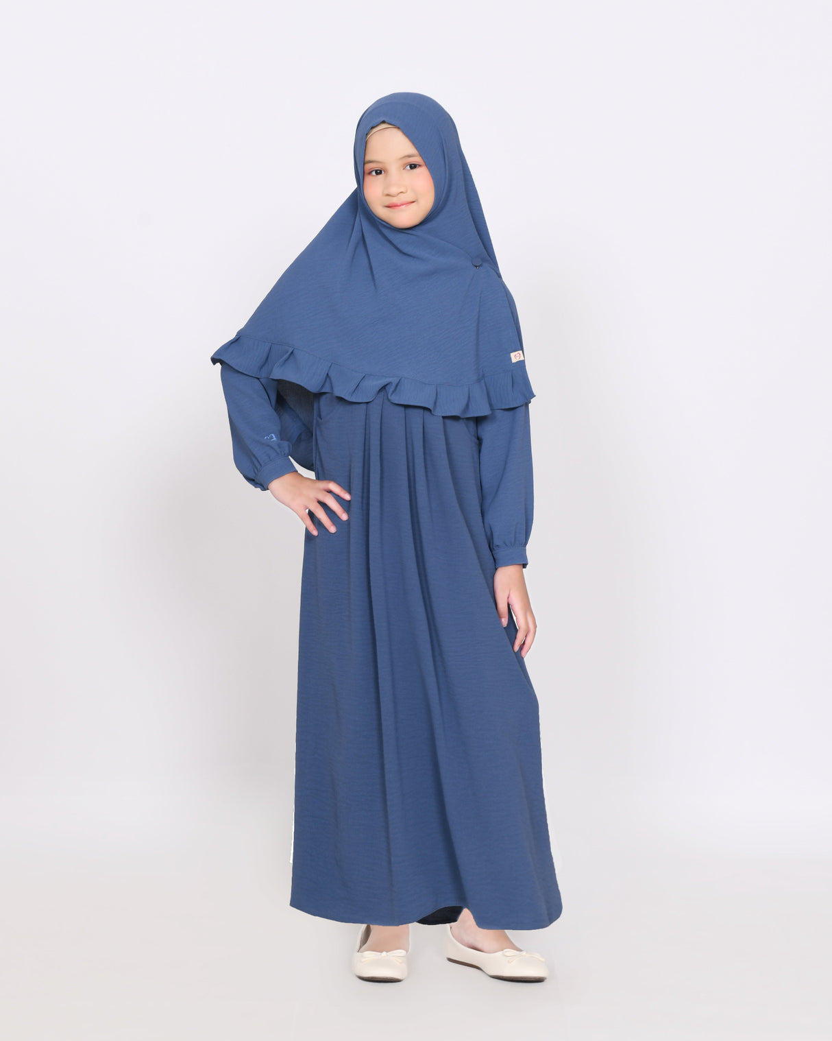 ABAYAKIDS-KASIH MONACO BLUE HIJABHEELA