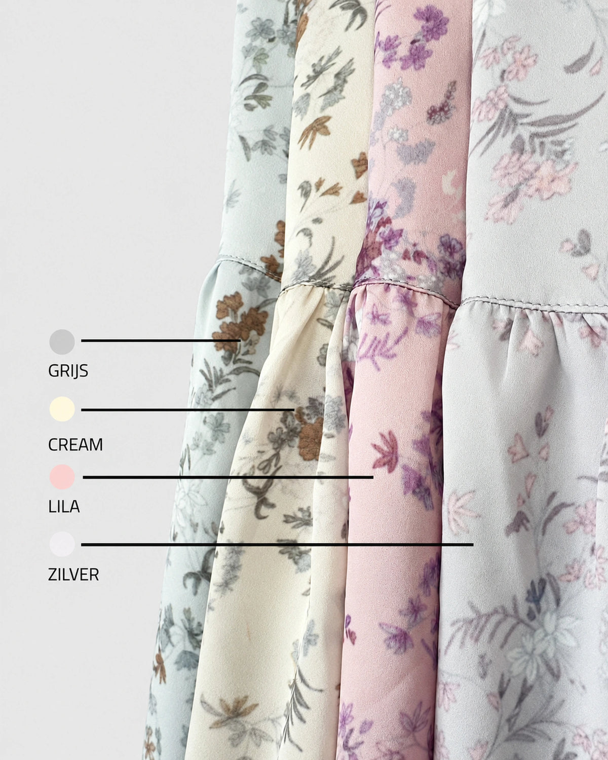 Abaya Dames UG35 – lichtgrijze achtergrond – foto 5