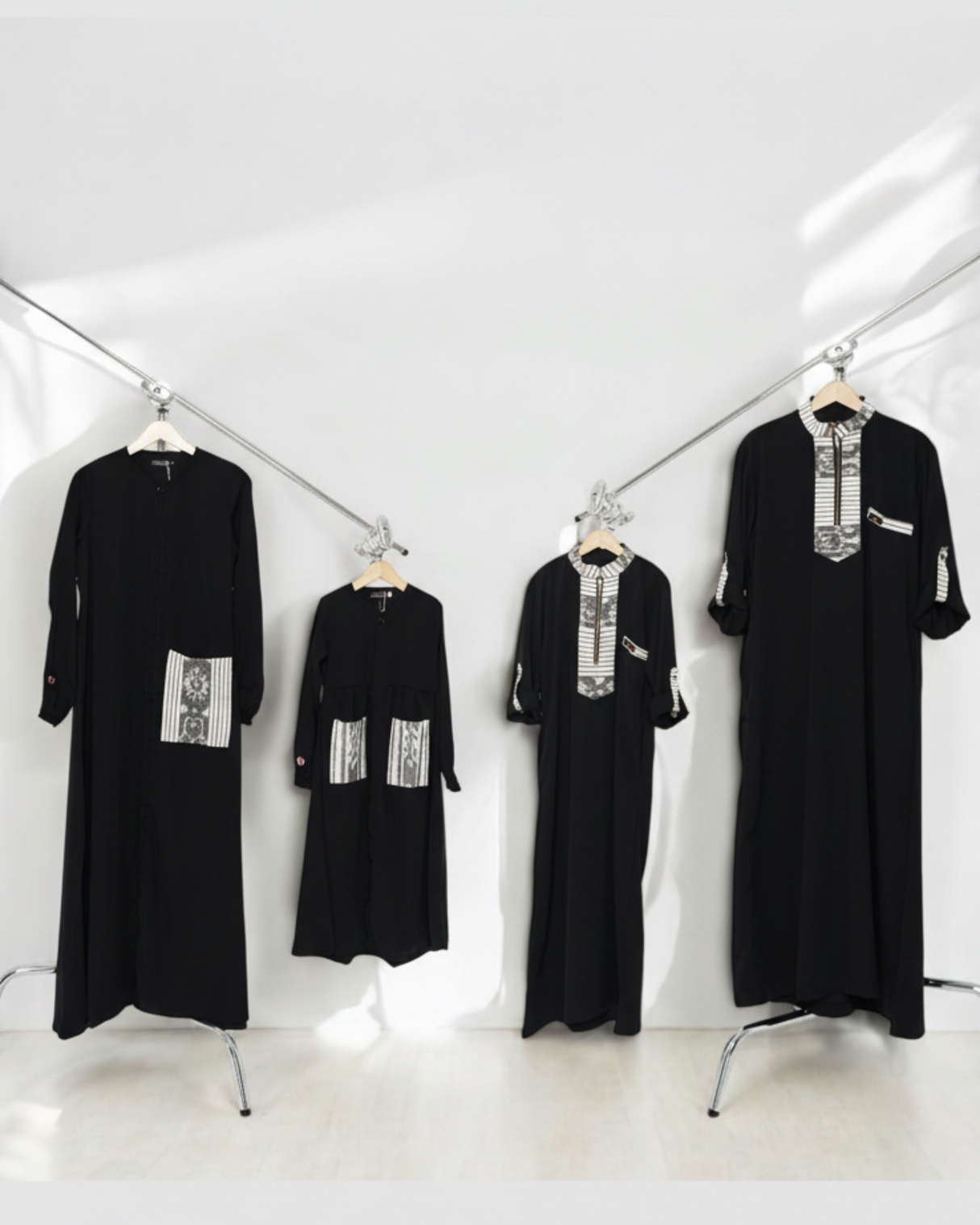 Family Set Seraya Black - No Text