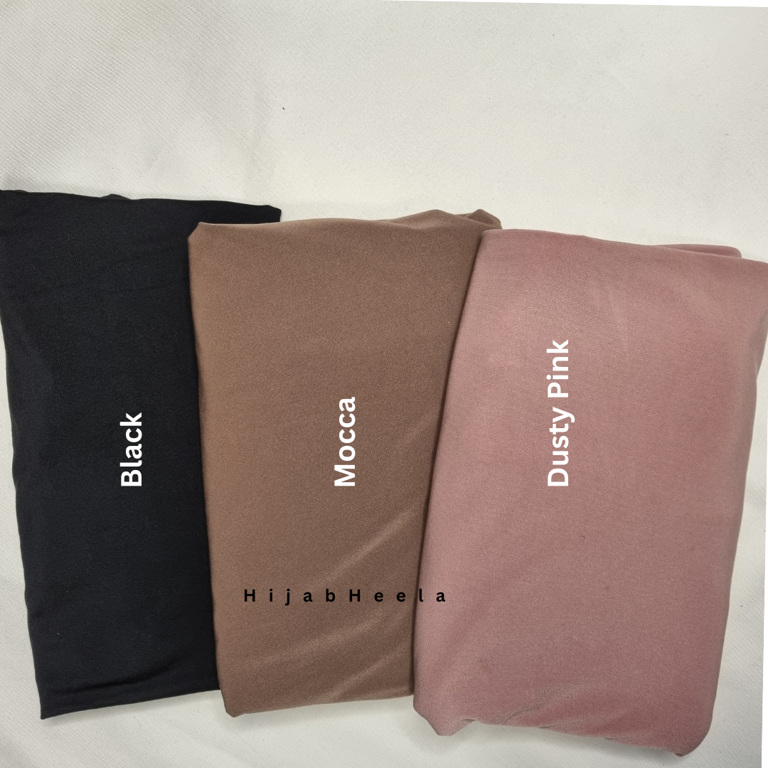 Khimar Dames – Tiara van Hijab Heela, productfoto 5. De afgebeelde abaya is niet inbegrepen.