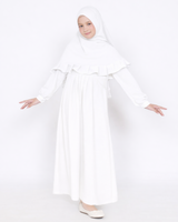 ABAYAKIDS-KASIH WHITE HIJABHEELA