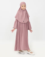 AbayaHanah dustypink hijabheela