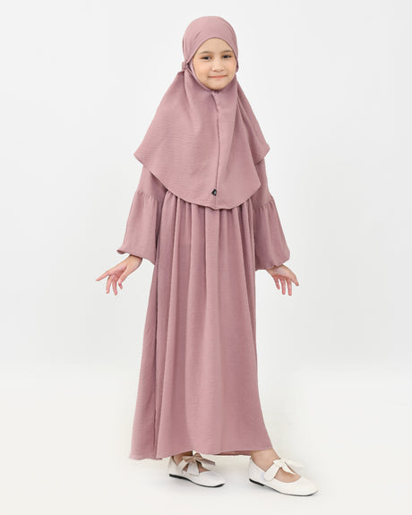 AbayaHanah dustypink hijabheela