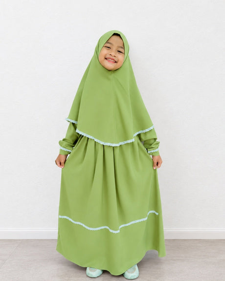 Abayakids Salamah green Hijab Heela catalog