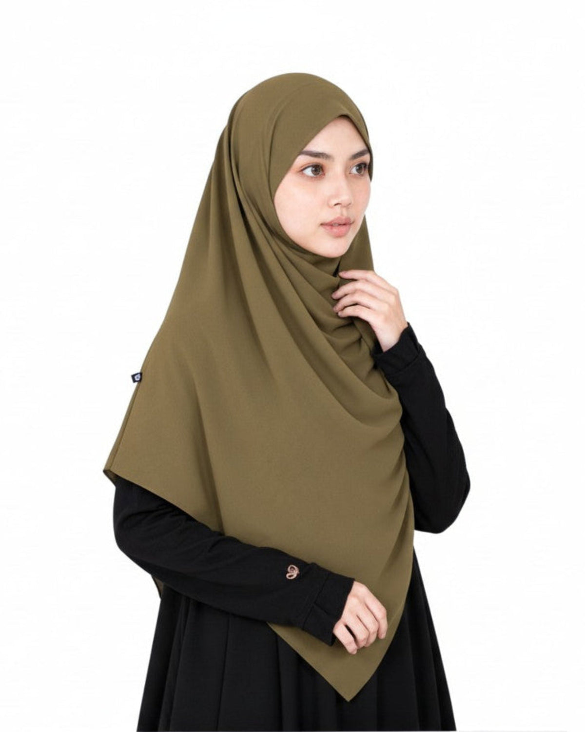 Khimar dames Alma Armygreen Hijabheela