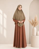 Khimar inaya olive green hijabHeela