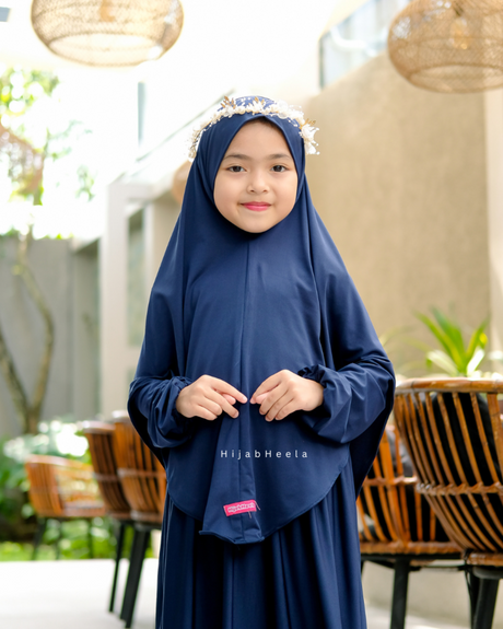 Khimarkids Sherly Navy HIjabHeela