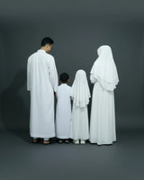 SetEidaFamily White HijabHeela