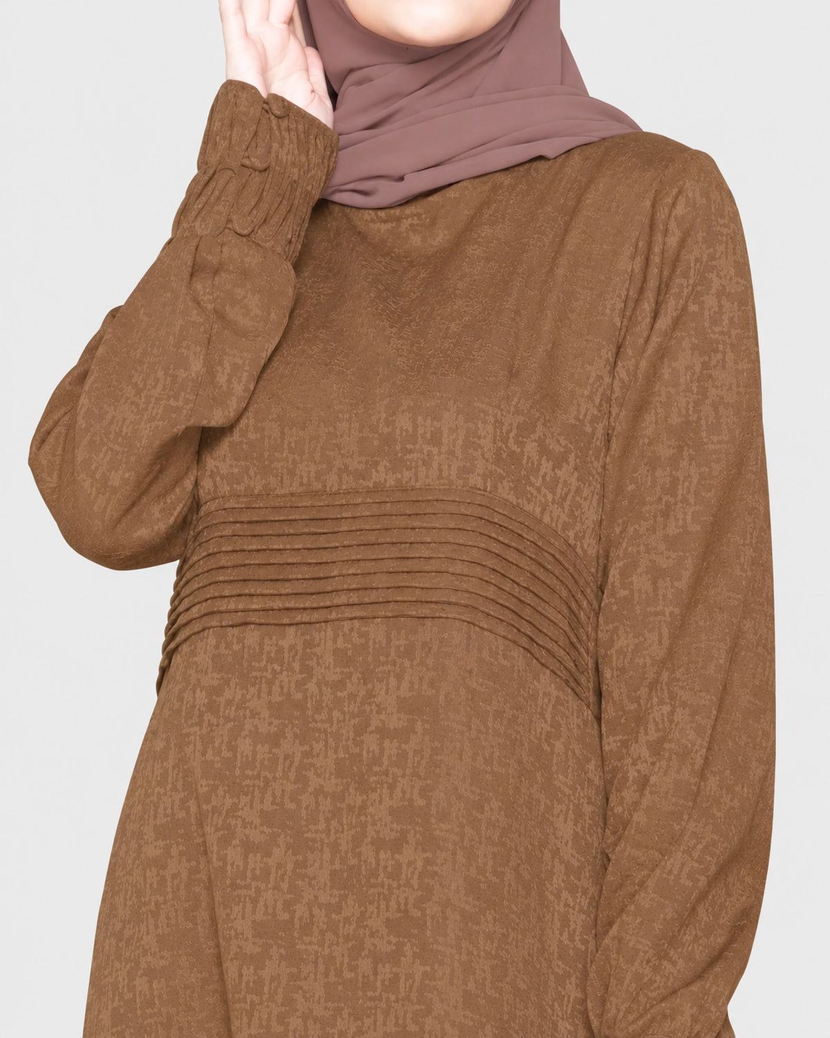 Abaya Dames UMG02 – lichtgrijze achtergrond – foto 3