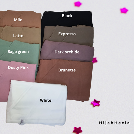 Khimar Dames – Aliyah van Hijab Heela, productfoto 7. De afgebeelde abaya is niet inbegrepen.