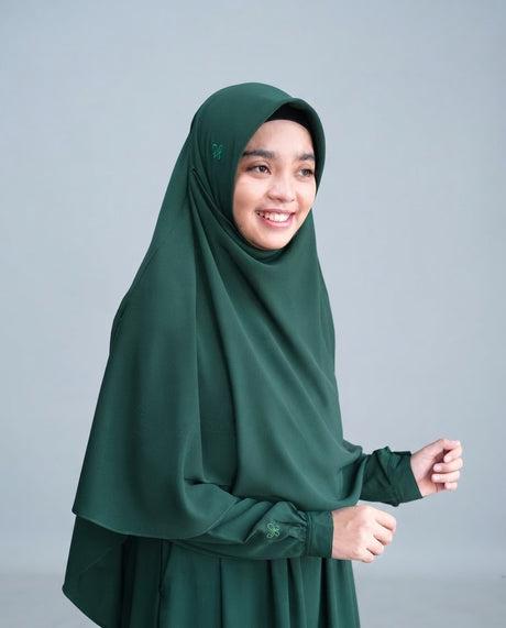 Khimar Dames – Amaninaja van Hijab Alila, productfoto 4. De afgebeelde abaya is niet inbegrepen.