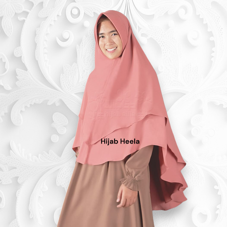 Khimar Dames – Fitri zacht kapje van Hijab Alila, productfoto 8. De afgebeelde abaya is niet inbegrepen.