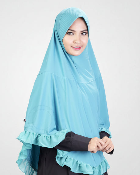Khimar Dames – MD04 van Munira, productfoto 9. De afgebeelde abaya is niet inbegrepen.