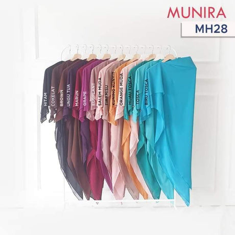 Khimar Dames – MH28 van Munira, productfoto 5. De afgebeelde abaya is niet inbegrepen.