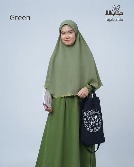 Khimar Dames – Royal van Hijab Alila, productfoto 4. De afgebeelde abaya is niet inbegrepen.
