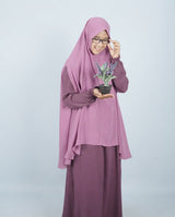 Khimar Dames – Siera van Hijab Alila, productfoto 1. De afgebeelde abaya is niet inbegrepen.
