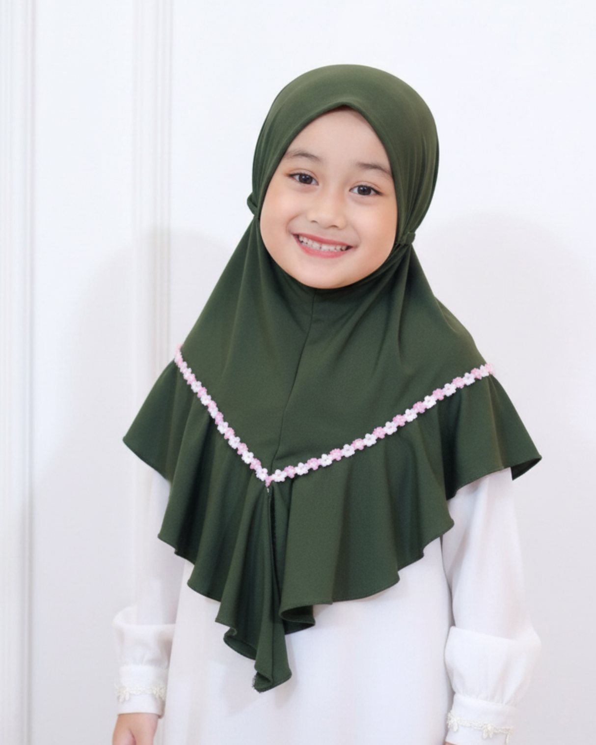 Khimar Kids - Green