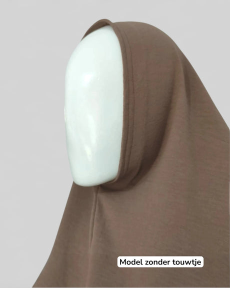 Khimar Komotini voor meisjes van Jazz-stof – Hijab Heela