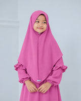Khimar Saskia voor meisjes – pink – Hijab Heela