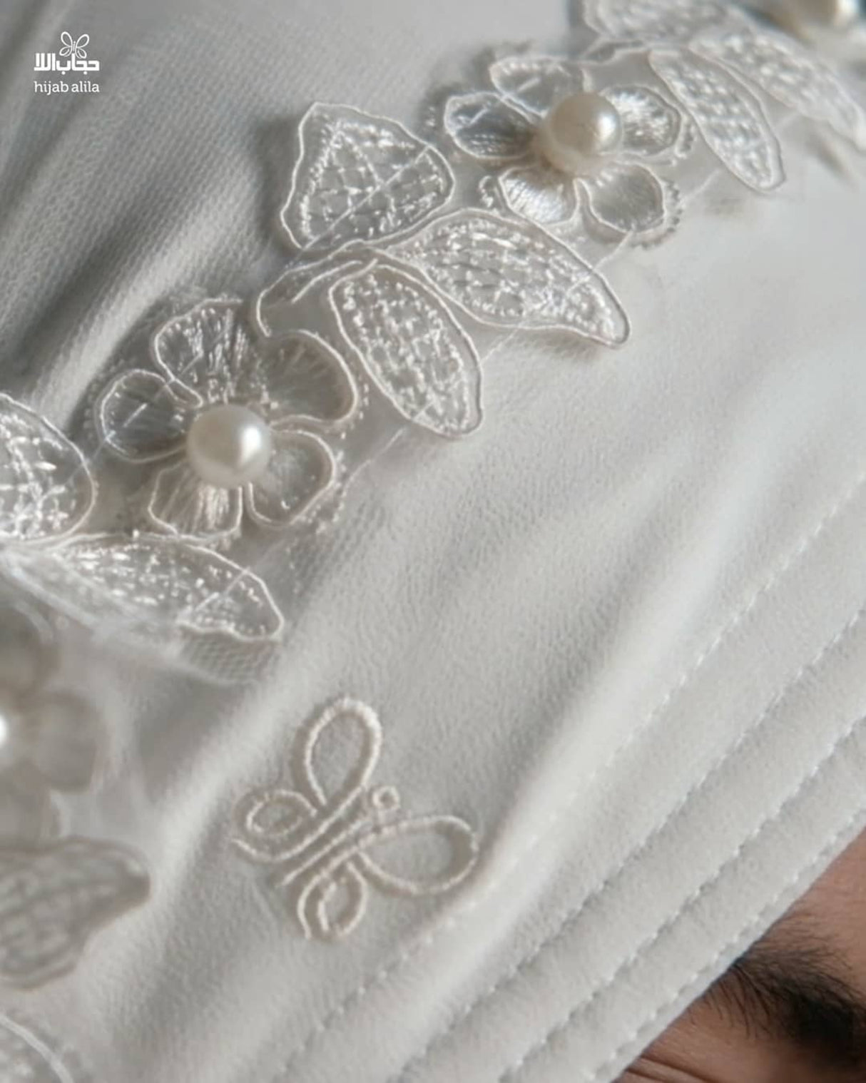 Set Nikah Ruffle | Abaya, Khimar & Khimar Veil Tulle