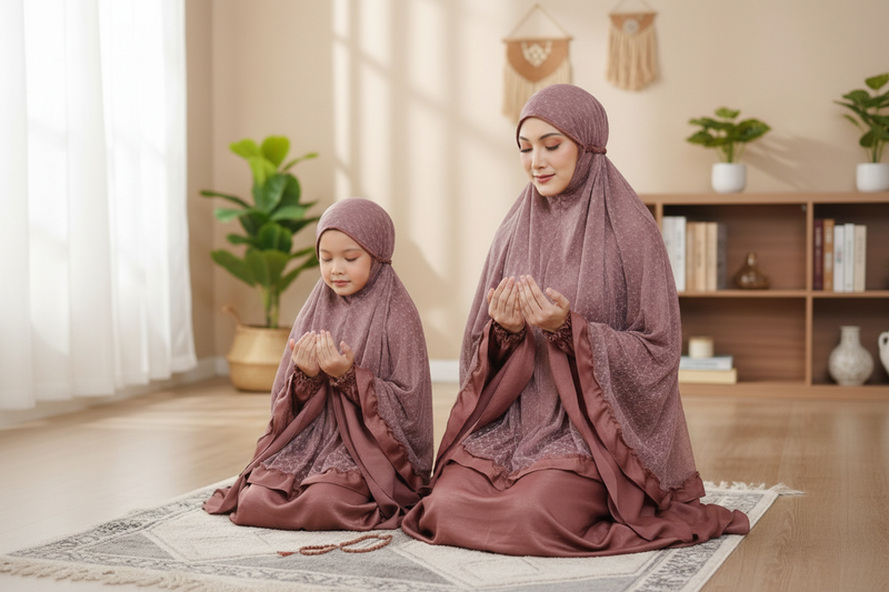 Prayer scene banner - high quality