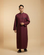 qomees katoen alfatih maroon hijabheela