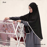 Khimar Dames – KDA 4 van Hijab Alila, productfoto 2. De afgebeelde abaya is niet inbegrepen.