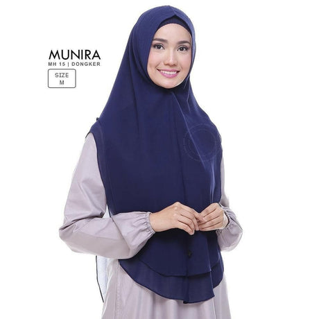 Khimar dames – Samira van Munira, productfoto 3. De afgebeelde abaya is niet inbegrepen.